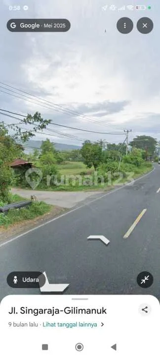 Di Jual Tanah di Jalan Utama Lovina Premium Lokasi Dekat Central - Image 1 of 4