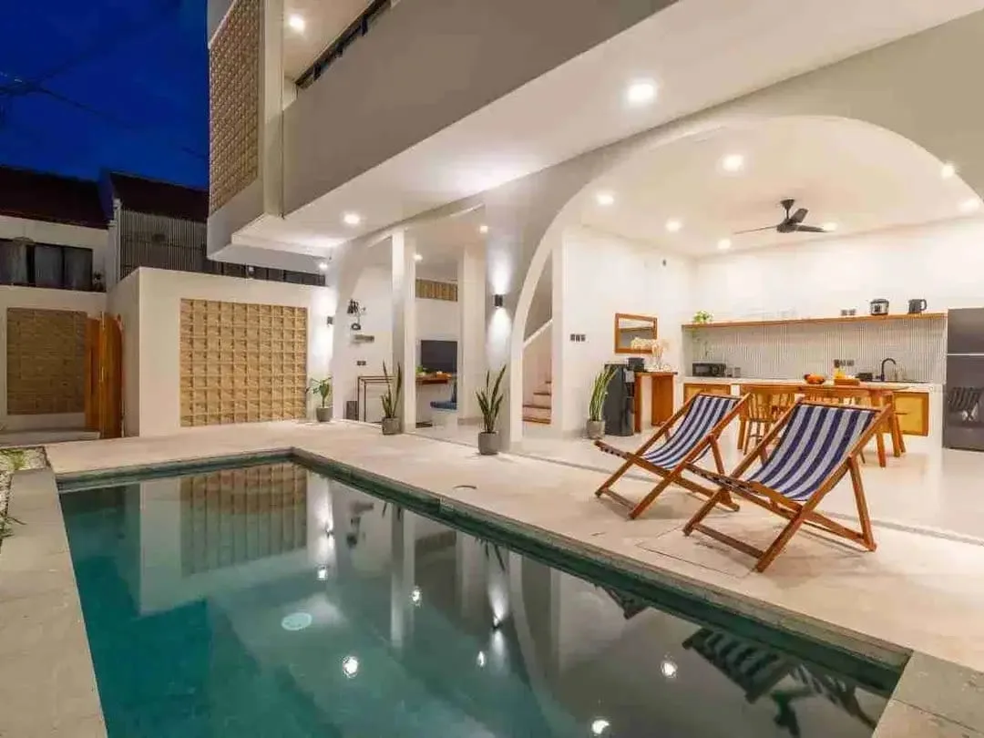 Modern minimalist 3 Bedroom Villa, Furnished, Strategic Location at Canggu Area, Near to the Beach - Image 2 of 10