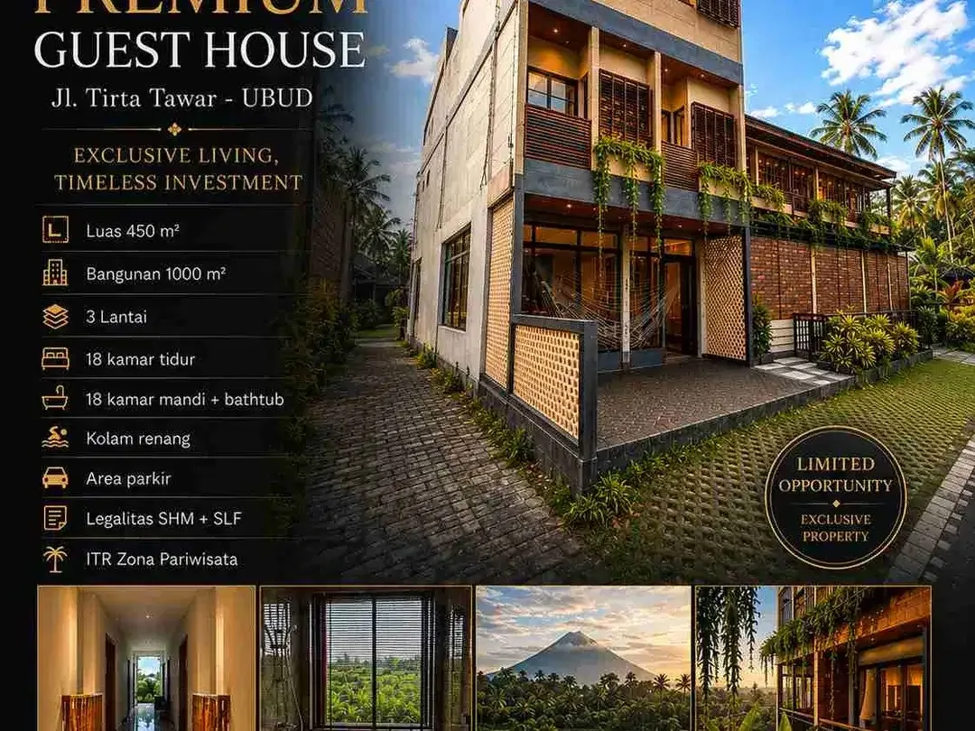 Guest House Brand New di Central Ubud - Image 1 of 9