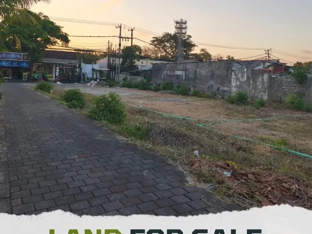 Dijual tanah di jalan Raya Utama kubu anyar Tuban, Kuta Bali - Image 1 of 6