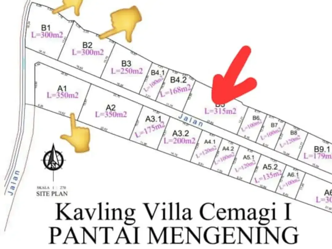 HOT DEAL TANAH CEMAGI – INVESTASI PREMIUM BALI - Image 4 of 5