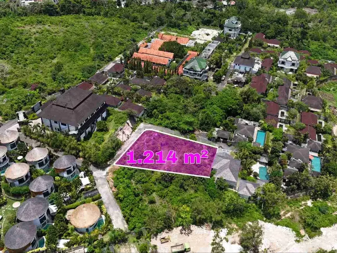 Tanah Ocean View Zona Pink Link Villa Kahuripan Ungasan Bali - Image 3 of 10