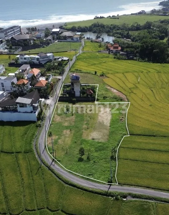 Tanah 3080m2 di Cemagi , View Sawah Dan Laut , Lingkungan Villa - Image 1 of 4