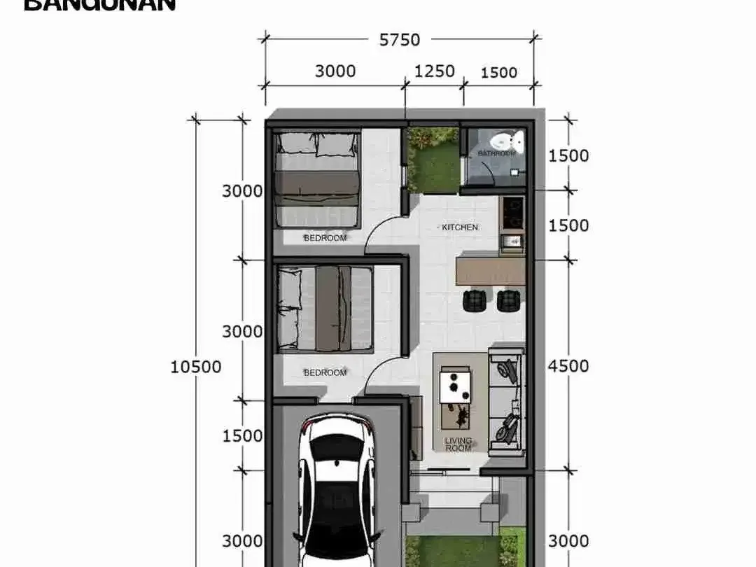Perumahan Modern Minimalis, Harga Ekonomis, Lokasi Strategis di Kediri, Tabanan - Image 2 of 10