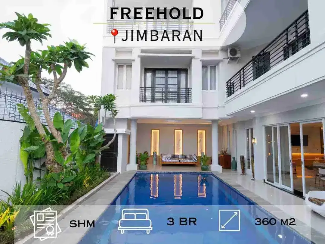 Spacious Luxury Villa with Pool & Open Balcony – Heart of Jimbaran - Image 1 of 10