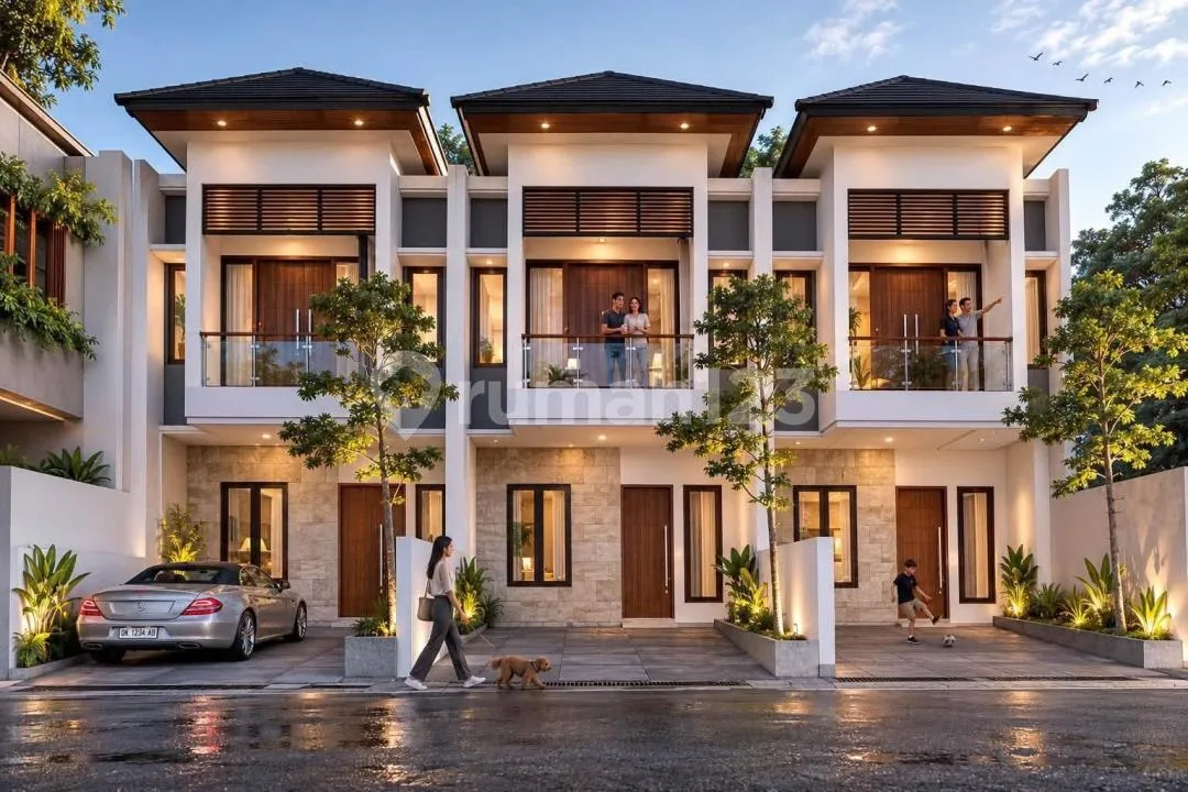 Rumah Baru 2 Lantai Minimalis Dekat ke Lapangan Renon - Image 1 of 4