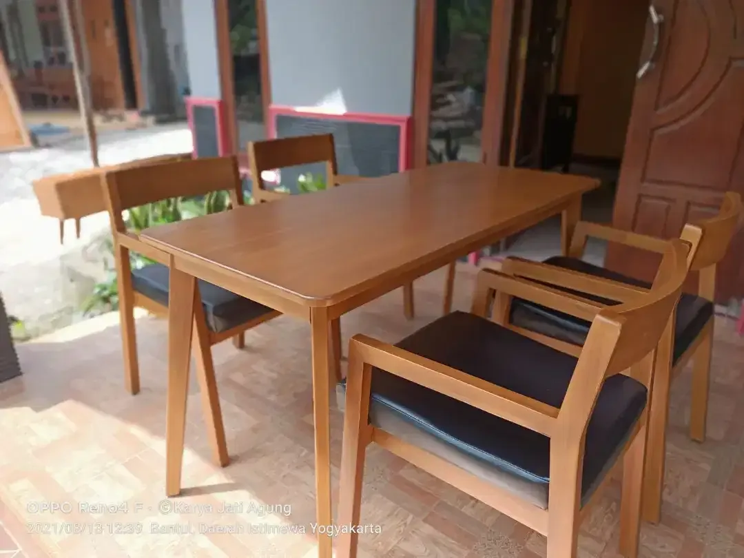 Set kursi cafe Mahoni - Image 3 of 10