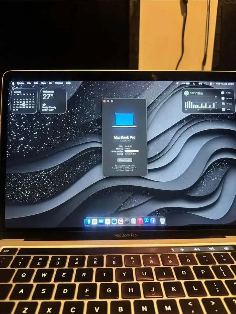 Macbook Pro M1 13 inch TouchBar 16/256 Personal - Image 4 of 4