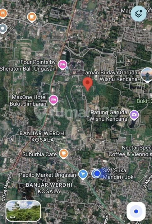 Tanah Dijual Unblock View Zona Pariwisata di Jimbaran Bersebelahan dengan Gwk Bali - Image 4 of 4