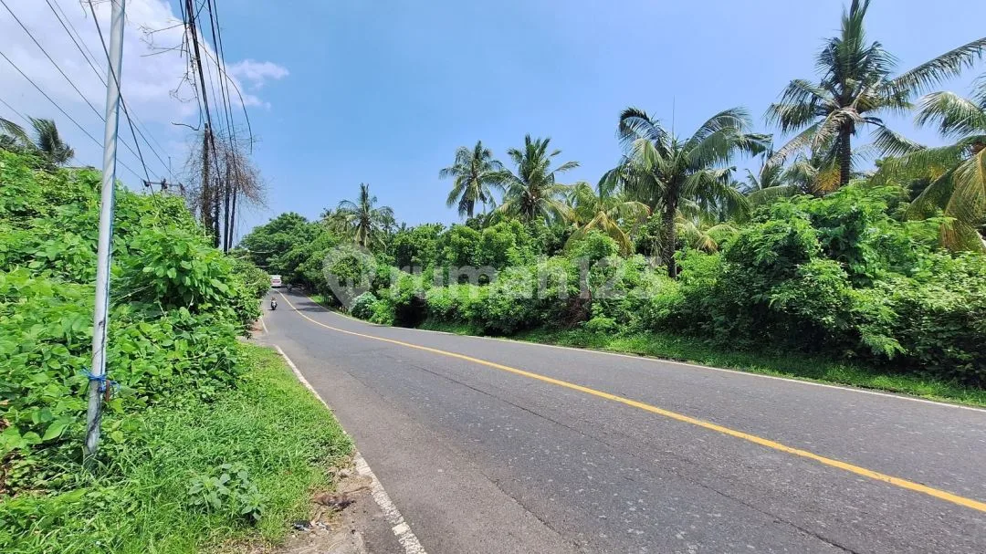 1,59 Hektar Beachfront Pinggir Jalan Utama Pantura Tejakula Bali - Image 2 of 4