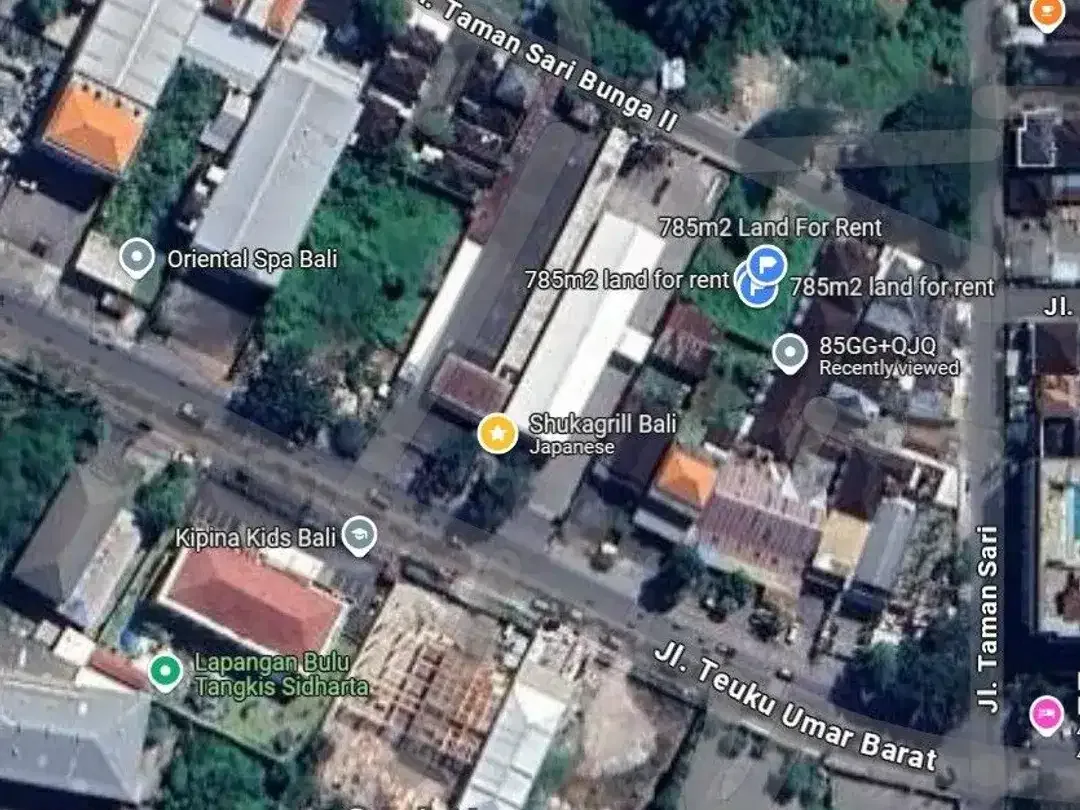 Tanah di Teuku Umar Kerobokan Kelod Bali, cocok untuk lapangan Paddle and Pickle - Image 1 of 1