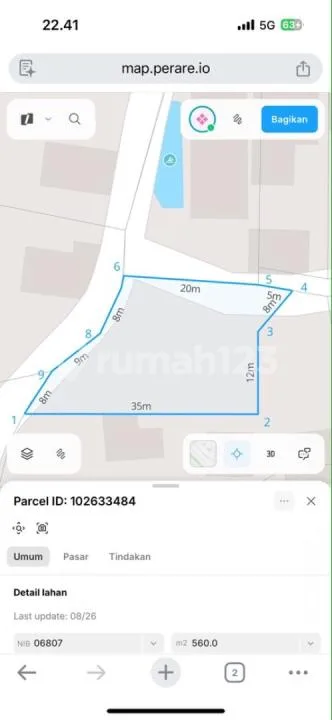 Dijual Tanah di Pengosekan, Ubud Lokasi Strategis - Image 4 of 4