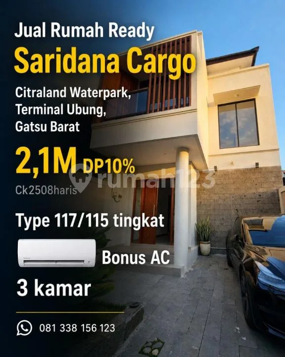 Jual Rumah Ready Saridana Cargo Ubung Gatsu Denpasar Bali - Image 1 of 4