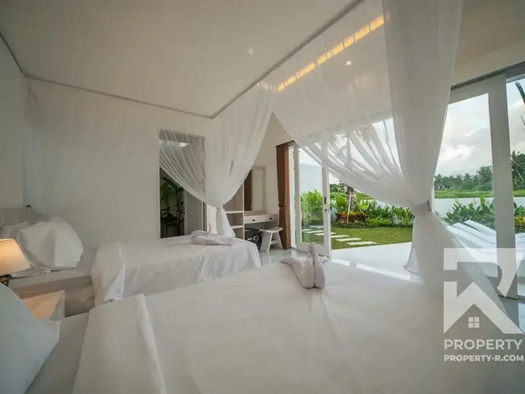Villa 3 Kamar Tidur Modern dengan Pemandangan Sawah di Ubud Bali untuk Dijual Leasehold - Image 6 of 10