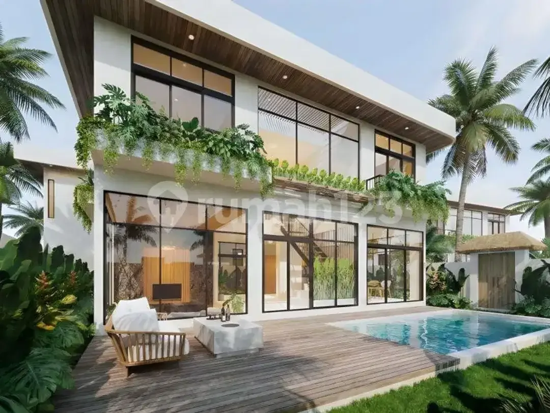 Tangkuban Village Villa For Sale In Kerobokan, Ricefield View, 3Br, Yellow Zone, Usd 290,000 - Image 8 of 10
