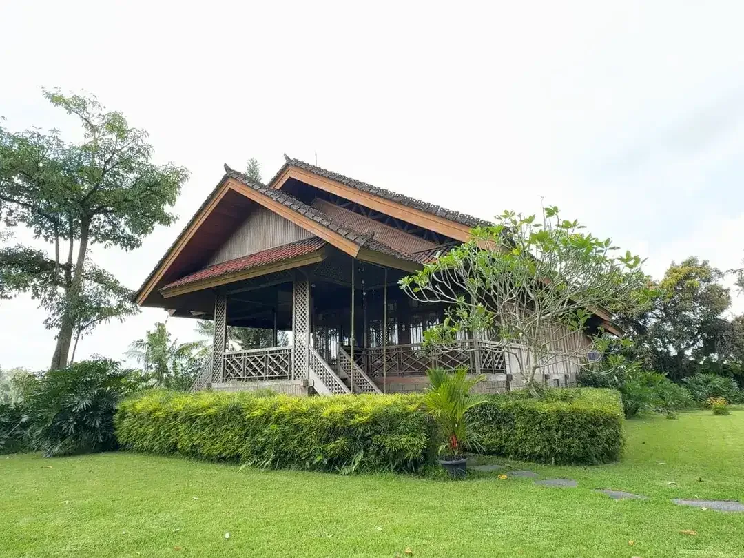 Dijual Tanah Bonus Rumah, Tanah dengan Pemandangan Sawah & Gunung di Tegallalang Ubud - Image 1 of 7