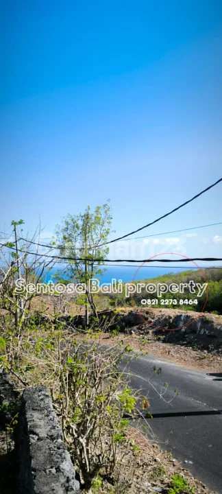 Ocean view land Ungasan 2500m2 - Green Bowl beach - Image 3 of 4