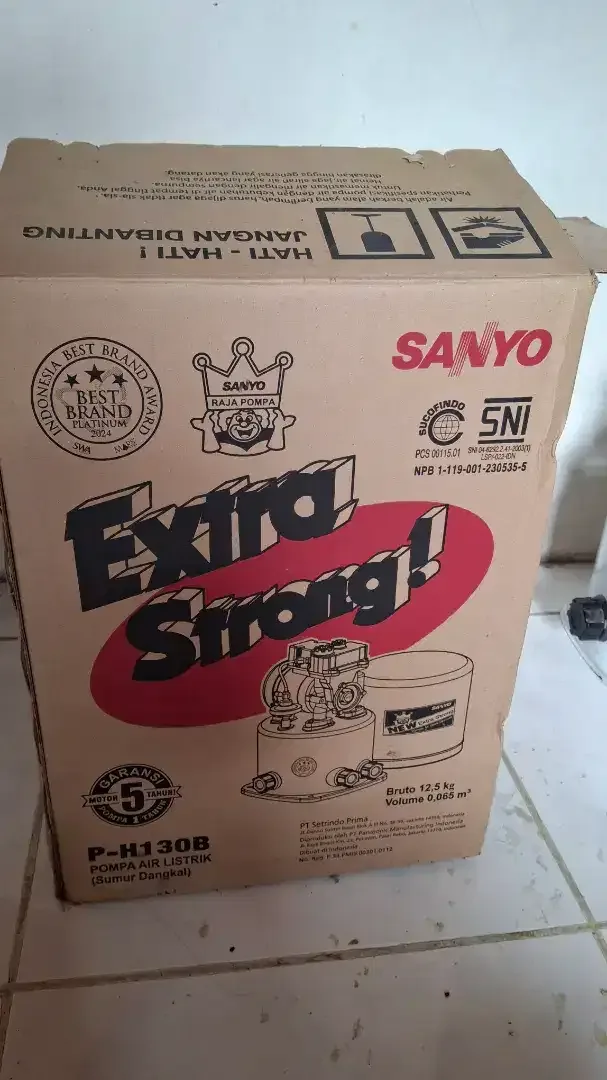Dijual pompa air sumur bor  sanyo ph-130B - Image 1 of 4