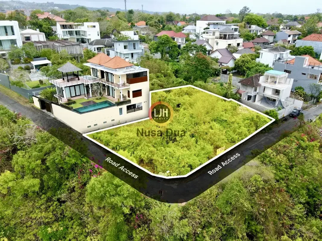 Tanah UNBLOCK VIEW Area Villa Elite Jl Gita Kencana Jimbaran - Image 2 of 10