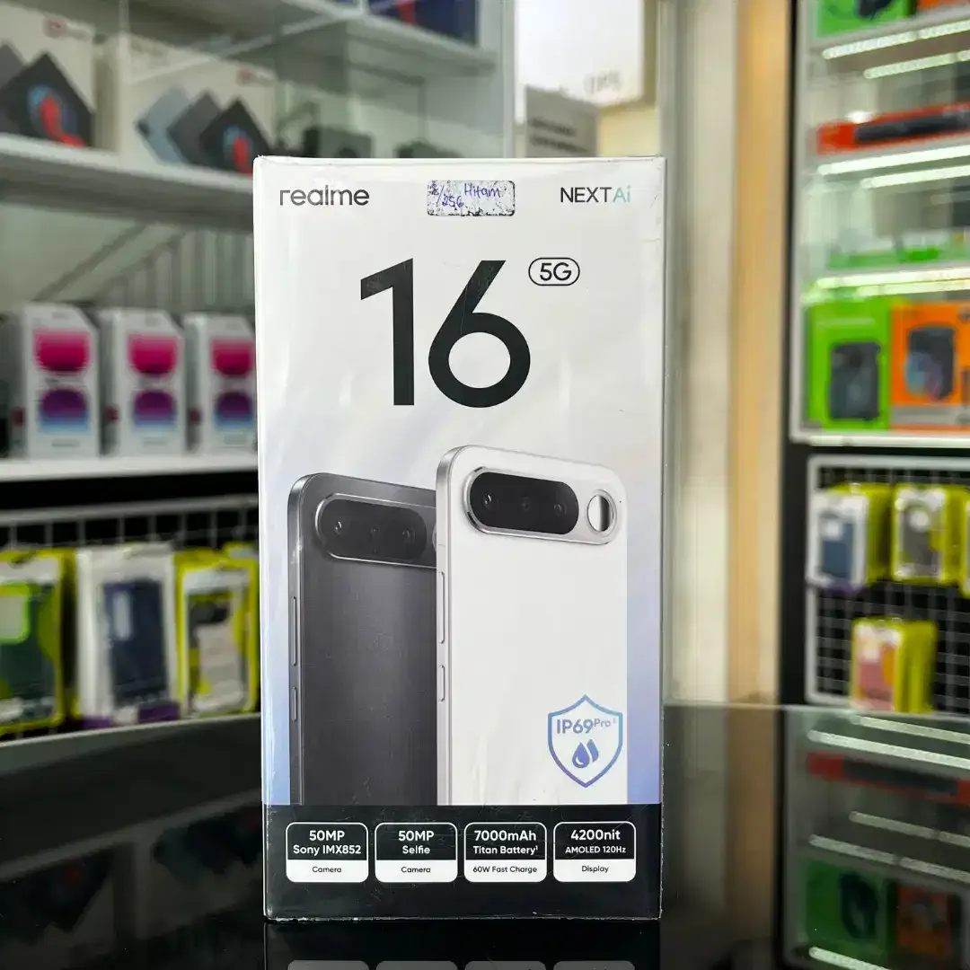 Realme 16 5G 8/256 bisa kredit DP 0% KTP saja - Image 1 of 2
