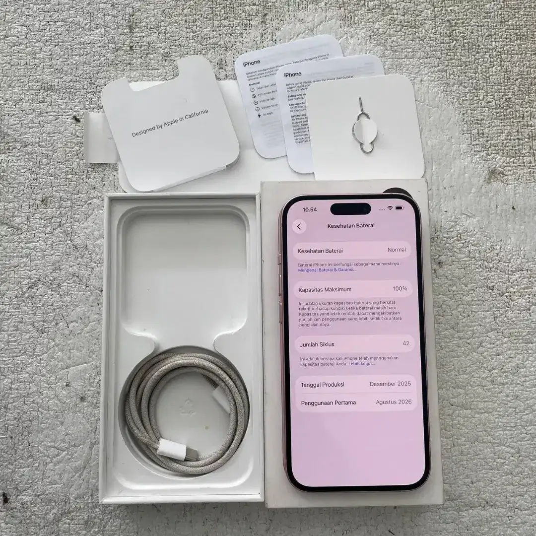 iPhone 15 iBox PA/A Warna Pink 128GB - Image 1 of 3