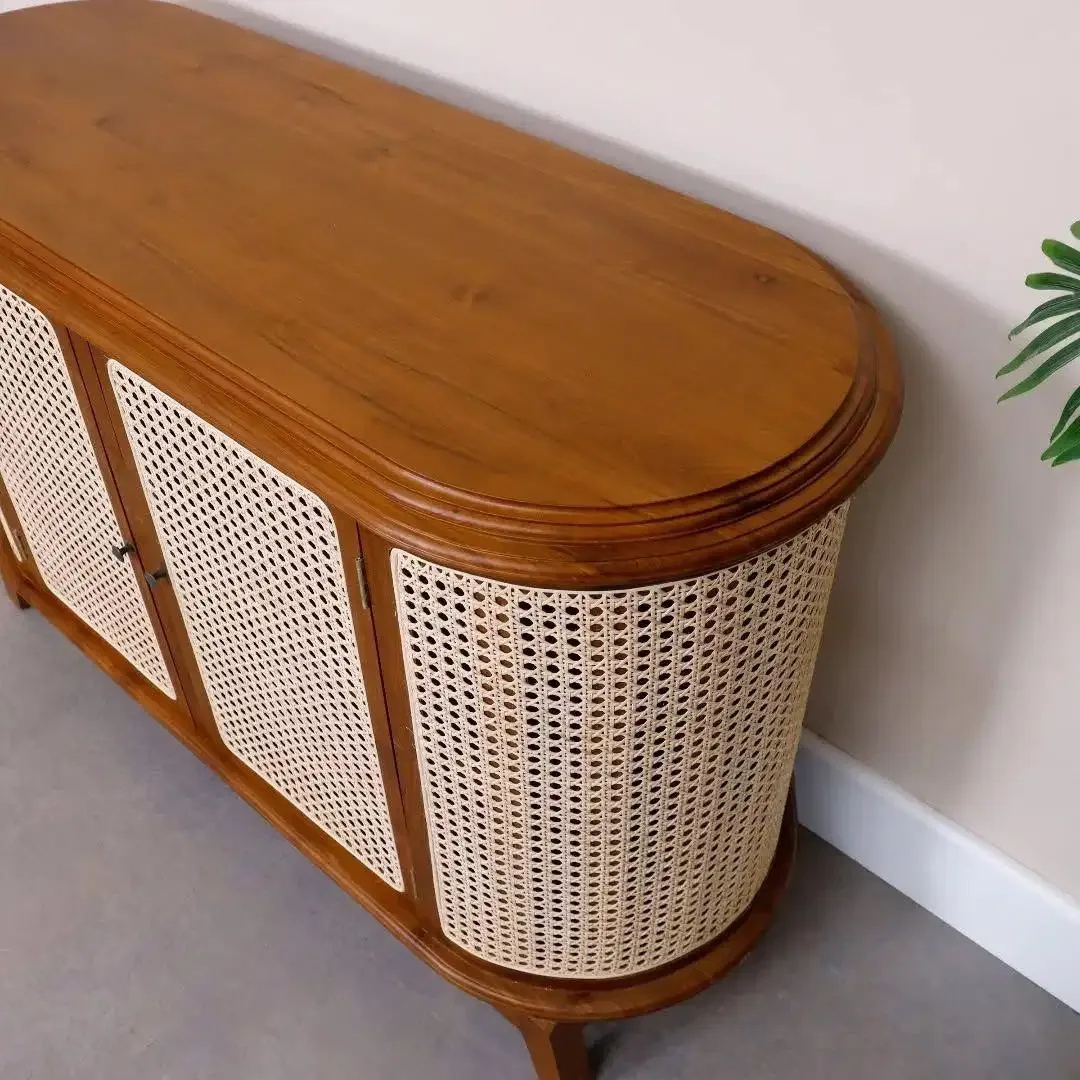 Meja tv jati meja tv retro meja tv custom rotan - Image 2 of 4