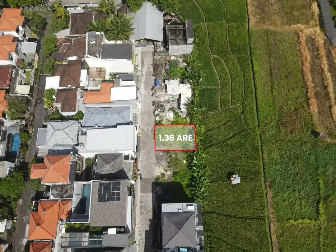 RARE SMALL PLOT WITH RICE FIELD VIEWS LOCATION KEROBOKAN - Image 7 of 7
