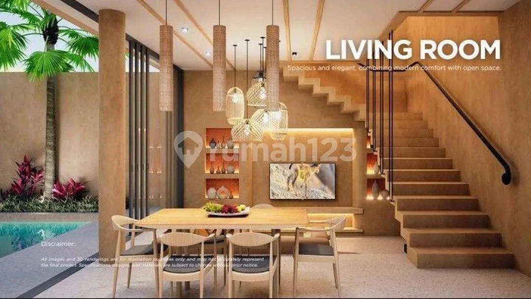 New Rumah Indent Semi Villa 2Lt Lokasi Strategis di Jimbaran - Image 4 of 4