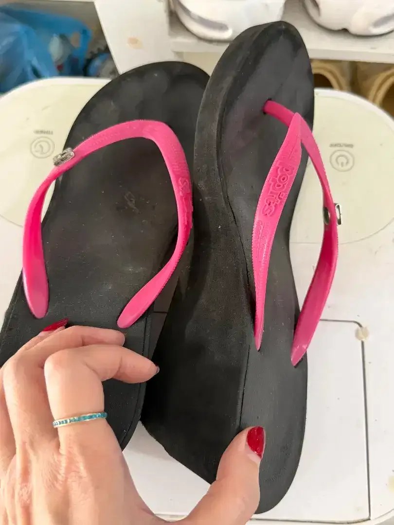 For Sale Preloved Sandal Wedged Popits Original Counter sixe M - Image 6 of 7