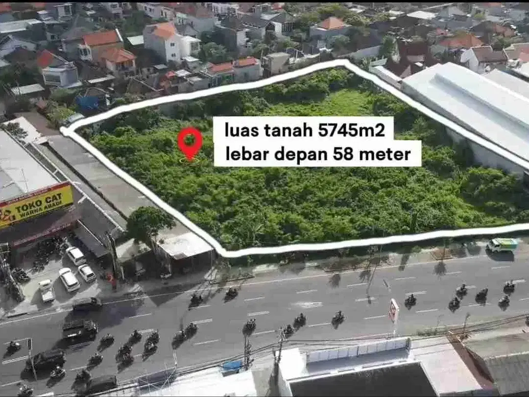 Lahan Premium Pinggir Jalan Utama Kerobokan Bali - Image 3 of 10