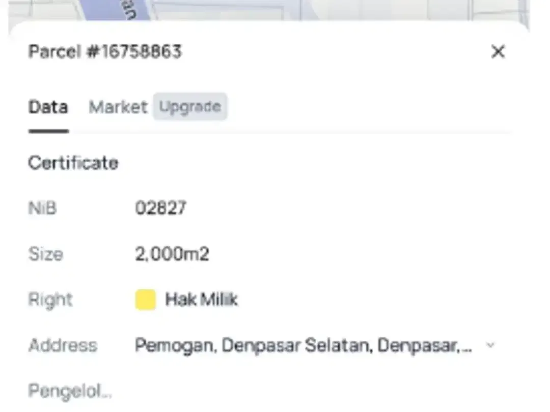 Tanah 46 Are di Suwung Denpasar - Image 4 of 6