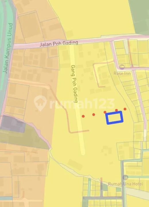 Dijual Tanah Jimbaran Bawah Jln. Poh Gading / Dekat Mcdonald & Kfc Jimbaran - Bali - Image 4 of 4