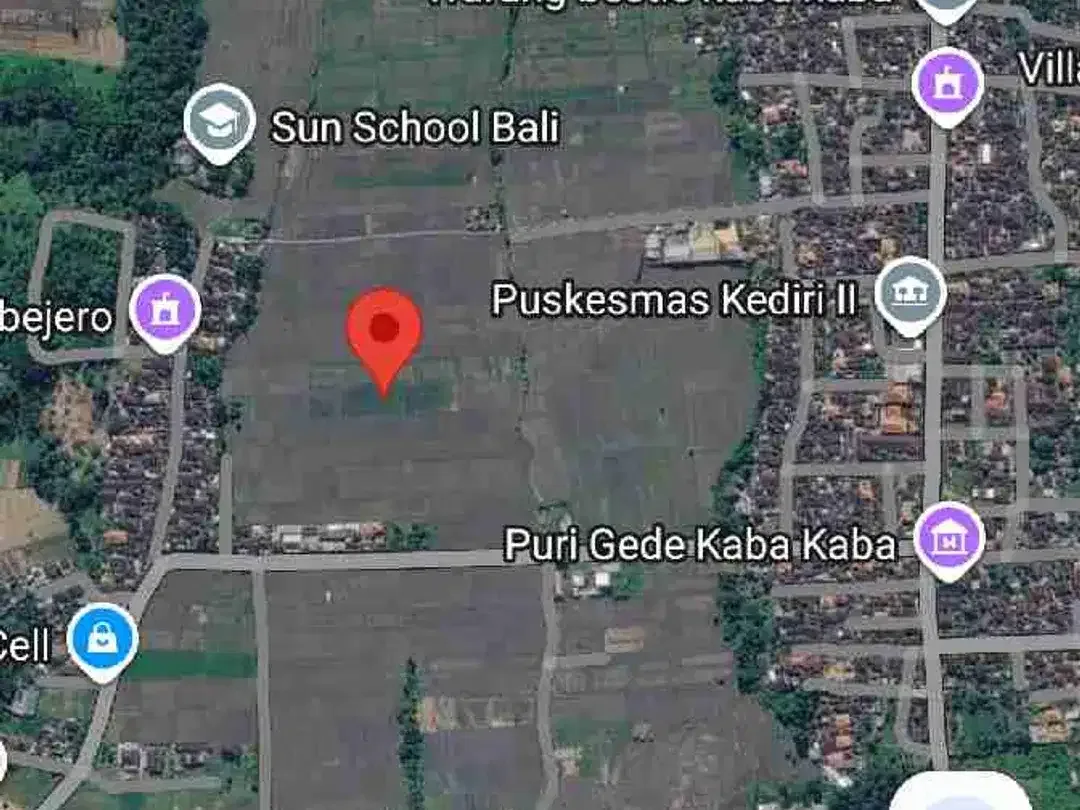 Di jual tanah sawah luas 48.5 are/48500 M2 di kaba-kaba tidak jauh ke arah pantai pererenan - Image 9 of 10