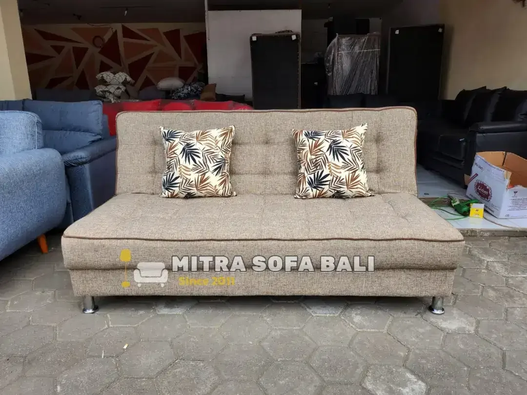 Sofa bed Tidur ,Matrass  warna abu, Bunus bantal Mitra Sofa Penarungan - Image 1 of 1