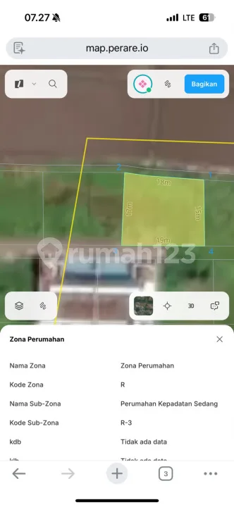 Dijual Tanah View Sawah di Mas Ubud Gianyar Bali Nyaman & Tenang - Image 2 of 4