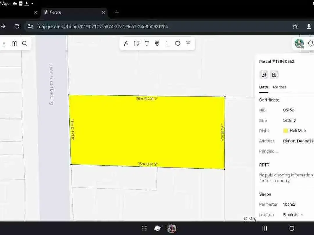 JUAL TANAH PLUS BANGUNAN MASIH SIAP PAKAI 
LOKASI PREMIUM JALAN TUKAD BADUNG UTAMA 
KAWASAN PUSAT KERAMEAN BISNIS - Image 4 of 4