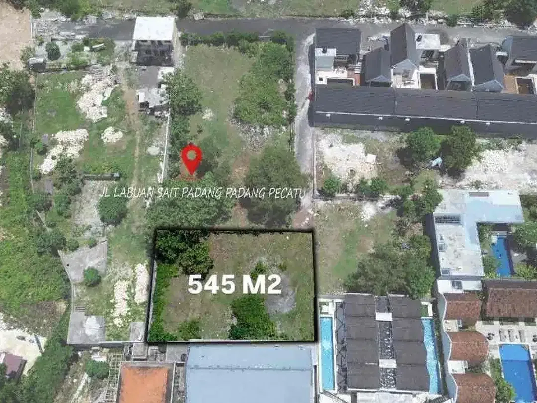 Tanah siap bangun sudah kawasan villa lokasi di jalan labuansait Padang padang - Image 2 of 8