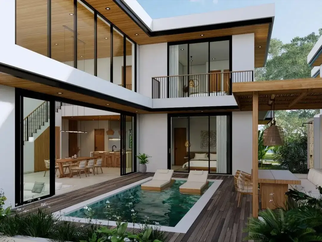 Villa Mewah 3 Kamar Tidur dengan Kolam Renang Pribadi di Bingin Investasi Lifestyle Premium - Image 1 of 9