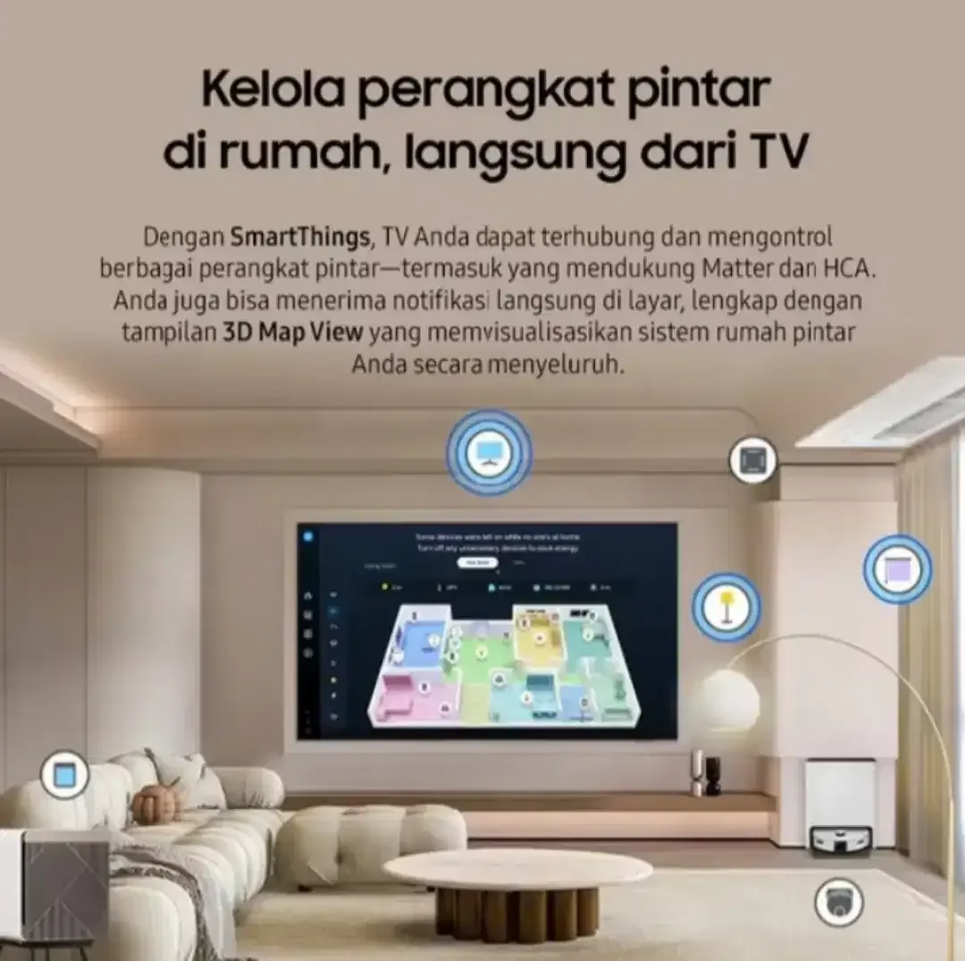 Smart TV Samsung 43 inchi 4K UHD Netflix YouTube Digital Garansi Baru - Image 9 of 10