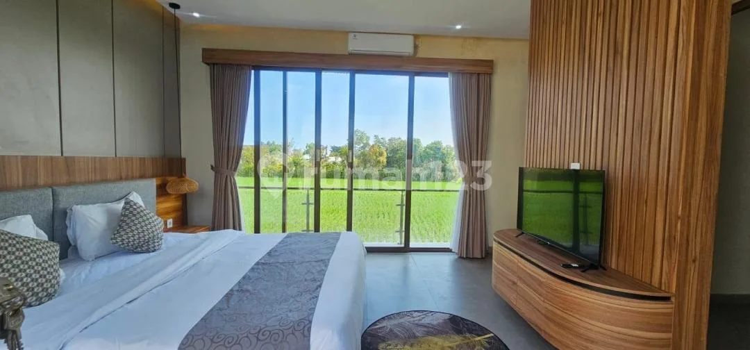 Bedroom Villa For Rent In Buduk - Peaceful Rice Field View - Image 2 of 4