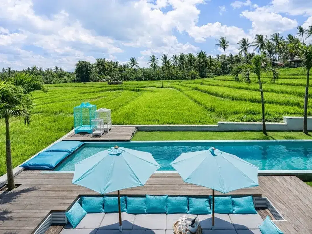 LEASEHOLD | LUXURY 5-BEDROOM VILLA WITH RICE FIELD VIEWS - TANAH LOT - Image 3 of 9