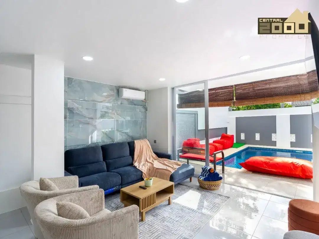 Modern 5 Bedrooms Villa With Ocean View From Rooftop At Pecatu - Image 2 of 10