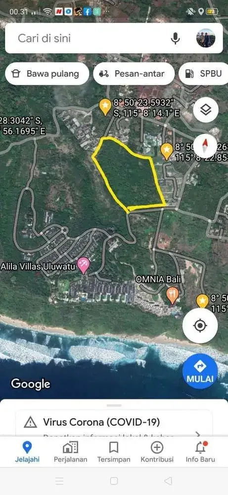 TANAH FULL VIEW PANTAI PECATU - Image 8 of 10
