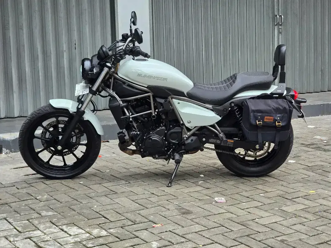 Moge Cruiser Kawasaki Eliminator 450 th 2024 Pmk km 2rb Like New - Image 1 of 10