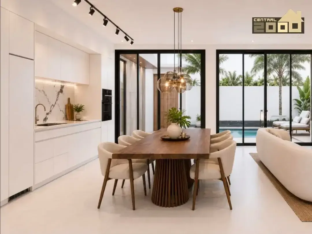 Modern Tropical Villa with Rice Field View in Berawa Canggu - Image 3 of 7