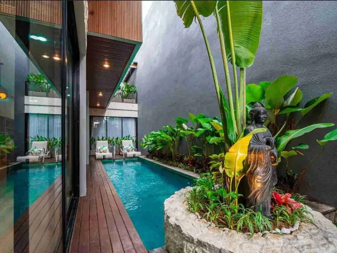 Jual atau Long Leas Villa 2lt Furnished Jl.Kemenuh Gianyar bisa untuk Investasi.Dv - Image 2 of 10