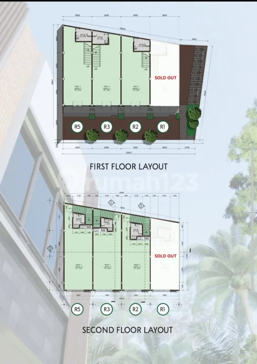 SOLD 4 UNIT!! ADA 4 UNIT BARU JALAN UTAMA UMALAS, Dekat CANGGU & PETITENGET - Image 3 of 4