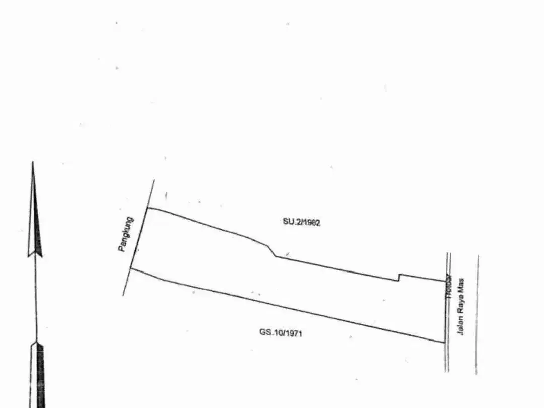 Tanah Komersial 2070m² Pinggir Jalan Raya Mas Ubud Bali - Image 2 of 10