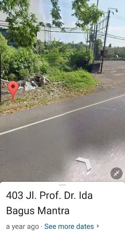 Dijual Tnh 35a di pinggir Jln Bay Pas IB Mantra Siyut Gianyar Bali - Image 2 of 8