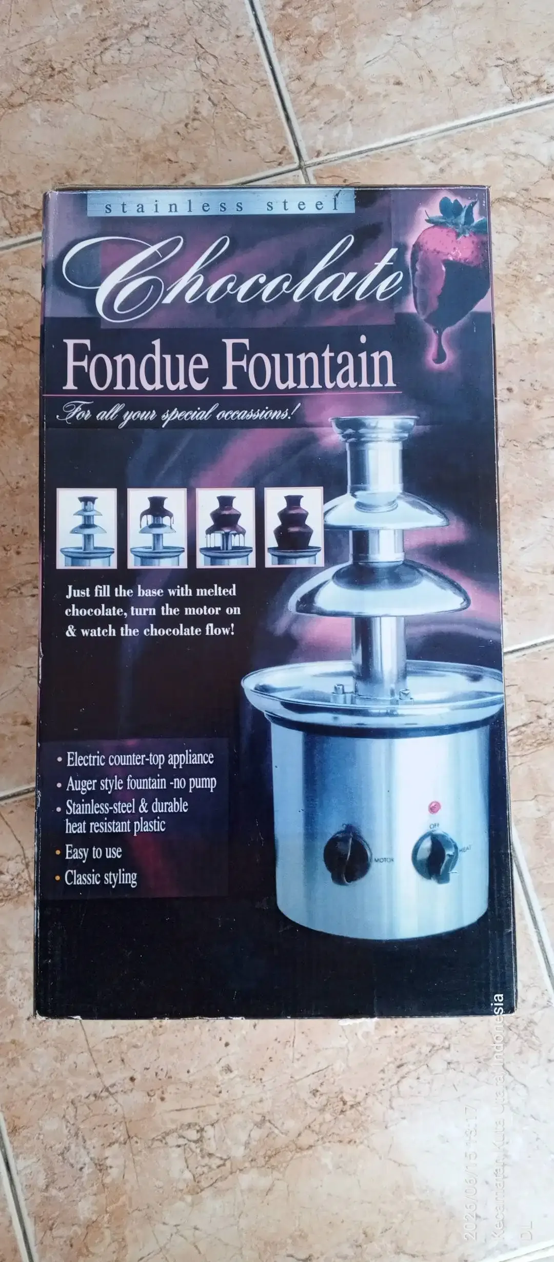 [CUCI GUDANG / JUAL RUGI] Cokelat Fountain / Mesin Air Terjun Cokelat - Image 6 of 10